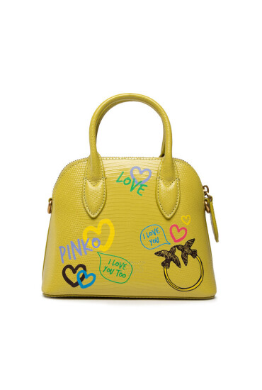 Pinko Дамска чанта Bugatti Mini Street Art Love AI 22-23 PLTT 1P22W7 A043 Green T54Q - Mera.bg