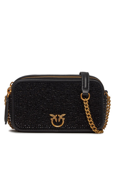 Pinko Дамска чанта Camera Case Camoscio PE 24 PLTT 102810 A0EH Черен - Mera.bg