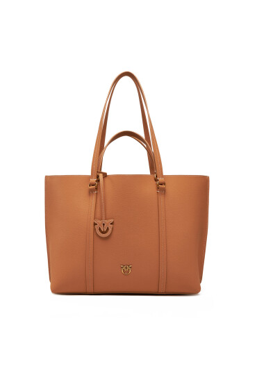 PINKO Дамска чанта Carrie Shopper Big AI 24-25 PLTT 102832 A1LF Бежов - Mera.bg