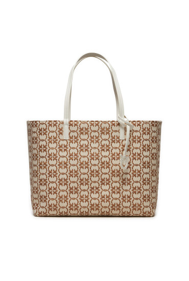 PINKO Дамска чанта Carrie Shopper Big Logo PE 24 PLTT 102832 A1KU Цветен - Mera.bg