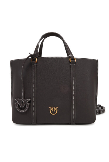 PINKO Дамска чанта Carrie Shopper Classic AI 24-25 PLTT 102833 Кафяв - Mera.bg