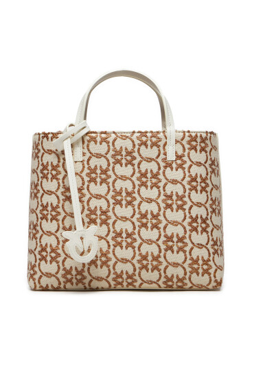 PINKO Дамска чанта Carrie Shopper Classic PE 24 PLTT 102833 A1KU Бежов - Mera.bg