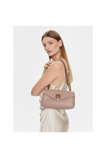 Pinko Дамска чанта Cupido Baguette . AI 23-24 PLTT 101750 A0Q0 Cipria O81Q - Mera.bg