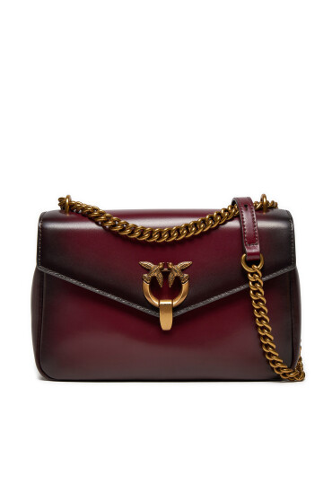 Pinko Дамска чанта Cupido Messenger Classic 101512 A17X Ribes Intenso/Antique Gold WW5 - Mera.bg