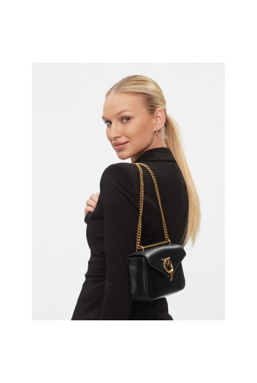 PINKO Дамска чанта Cupido Messenger Mini AI 23-24 PCPL 101749 A0QO Черен - Mera.bg