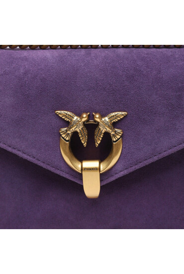 Pinko Дамска чанта Cupido Messenger Mini AI 23-24 PLTT 101749 A0F6 Purple W84Q - Mera.bg