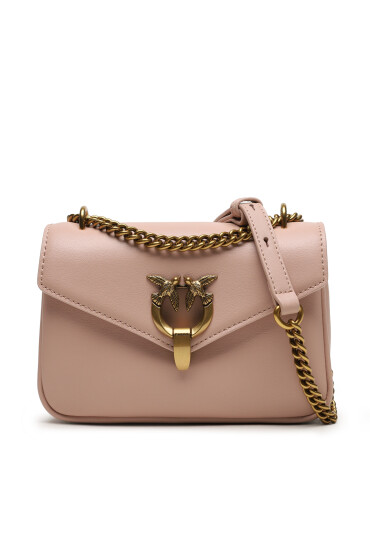Pinko Дамска чанта Cupido Messenger Mini AI 23-24 PLTT 101749 A0QO Cipria O81Q - Mera.bg