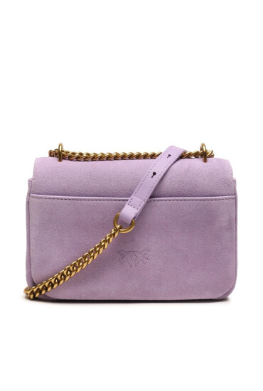 Pinko Дамска чанта Cupido Messenger Mini Suede AI 23-24 PCPL 101749 A0F6 Tulipano Viola Y48Q - Mera.bg