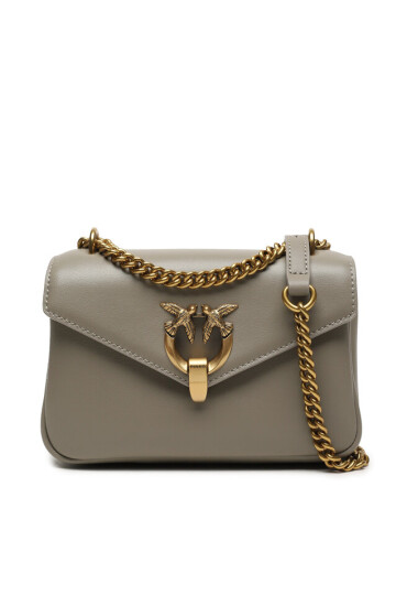 Pinko Дамска чанта Cupido Messenger Mini Suede AI 23-24 PCPL 101749 A0QO Beige I68Q - Mera.bg