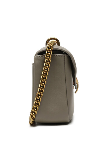Pinko Дамска чанта Cupido Messenger Mini Suede AI 23-24 PCPL 101749 A0QO Beige I68Q - Mera.bg