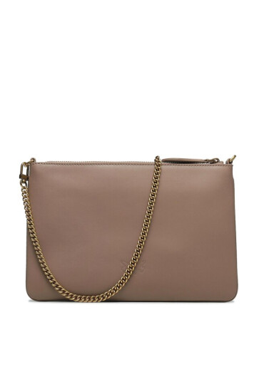 PINKO Дамска чанта Flat Classic AI 23-24 PCPL 100455 A0F1 Бежов - Mera.bg