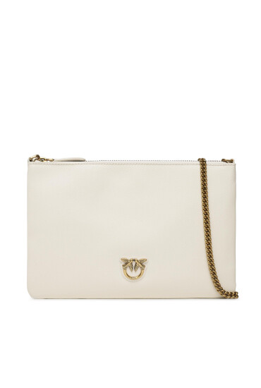 PINKO Дамска чанта Flat Classic PE 23 PCPL 100455 A0F1 Екрю - Mera.bg