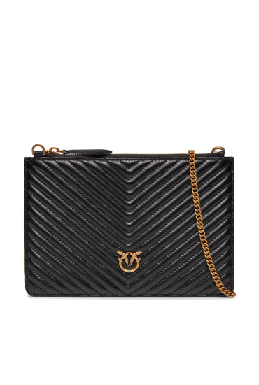 Pinko Дамска чанта Flat Classic PE 24 PCPL 100455 A0GK Черен - Mera.bg