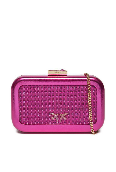 PINKO Дамска чанта Greta BOX Pelle Laminata 103515 A1WD N17Y Розов - Mera.bg