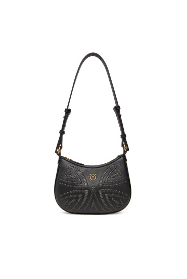 PINKO Дамска чанта Half Moon Baby PE 25 PLTT 103538 A2C3 Черен - Mera.bg