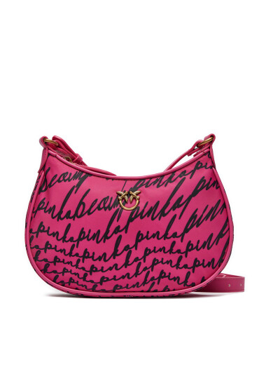 Pinko Дамска чанта Half Moon Mini Fl PE 24 PLTT 102790 A18T Розов - Mera.bg