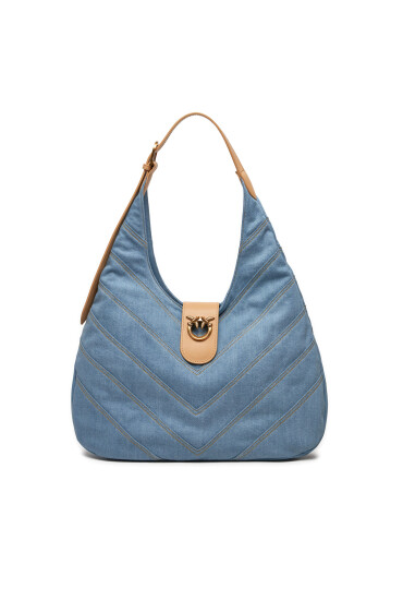 Pinko Дамска чанта Hobo Big PE 24 PLTT 102785 A1KK Син - Mera.bg