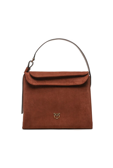 Pinko Дамска чанта Leaf Hobo Big AI 23-24 PLTT 101705 A0F6 Кафяв - Mera.bg
