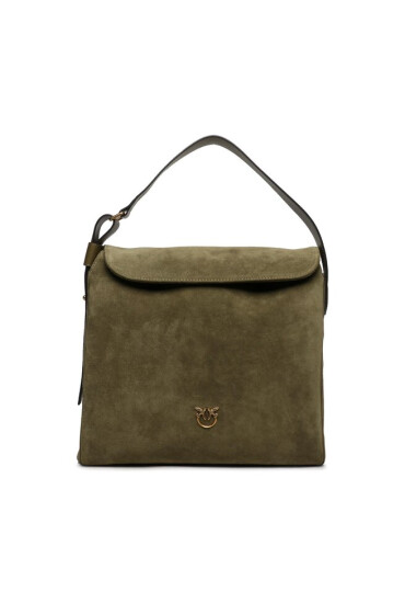 Pinko Дамска чанта Leaf Hobo Big AI 23-24 PLTT 101705 AF6 Зелен - Mera.bg