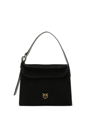 PINKO Дамска чанта Leaf Hobo Classic AI 23-24 PLTT 101442 A0F6 Черен - Mera.bg