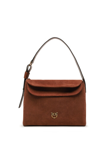 Pinko Дамска чанта Leaf Hobo Classic AI 23-24 PLTT 101442 A0F6 Brown L39Q - Mera.bg