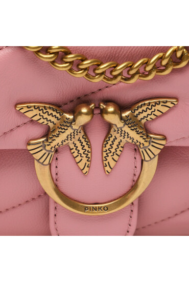 Pinko Дамска чанта Love Baby Puff C AI 23-24 PLTT 100040 A0F2 Bubble Pink P66Q - Mera.bg