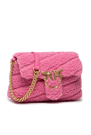 Pinko Дамска чанта Love Baby Puff Teddy Cl PE 22 PLTT 1P22MS Y7YL Rosa Rosso P66Q - Mera.bg