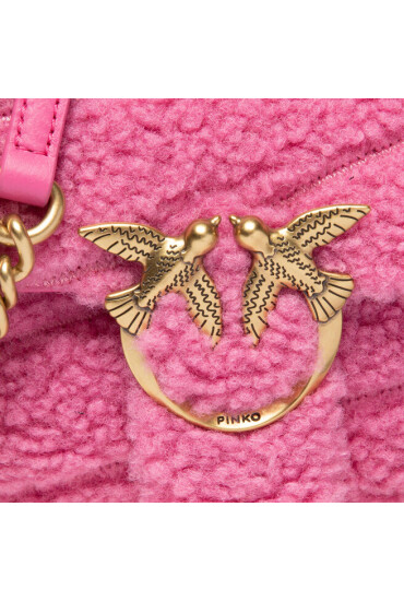 Pinko Дамска чанта Love Baby Puff Teddy Cl PE 22 PLTT 1P22MS Y7YL Rosa Rosso P66Q - Mera.bg