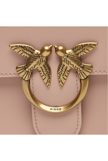 Pinko Дамска чанта Love Bell Classic 100046 A14P Cipria O81Q - Mera.bg