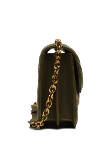 Pinko Дамска чанта Love Bell Classic AI 23-24 PLTT 100046 A14Q Каки - Mera.bg