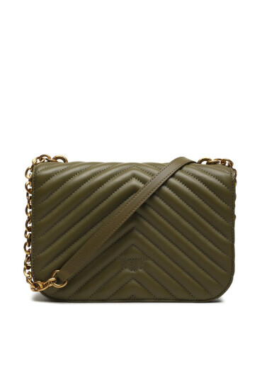 Pinko Дамска чанта Love Bell Classic AI 23-24 PLTT 100046 A14Q Каки - Mera.bg