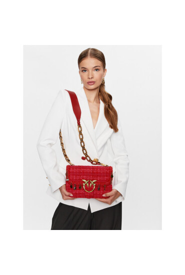 Pinko Дамска чанта Love Bell Classic PE 23 PLTT 100046 A0O3 Red R41Q - Mera.bg