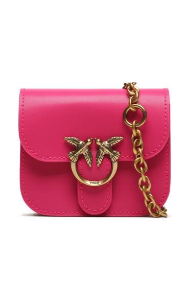 Pinko Дамска чанта Love Bell Micro AI 23-24 PCPL 100049 A14P Pink N17Q - Mera.bg