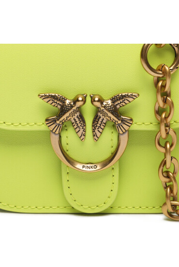 Pinko Дамска чанта Love Bell Micro AI 23-24 PCPL 100049 A14P Yellow S69Q - Mera.bg