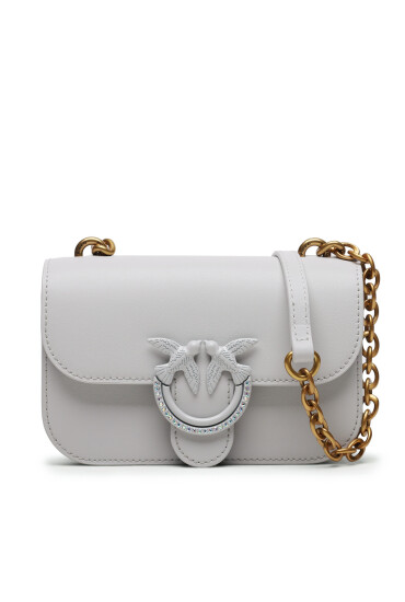 Pinko Дамска чанта Love Bell Mini AI 23-24 PLTT 100048 A10K Grey I30Q - Mera.bg