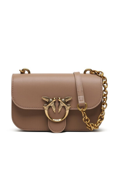Pinko Дамска чанта Love Bell Mini AI 23-24 PLTT 100048 A14P Beige D01Q - Mera.bg