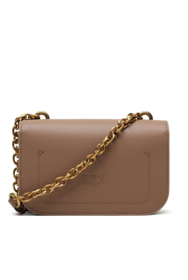 Pinko Дамска чанта Love Bell Mini AI 23-24 PLTT 100048 A14P Beige D01Q - Mera.bg