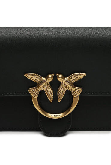 Pinko Дамска чанта Love Bell Mini AI 23-24 PLTT 100048 A14P Black Z99Q - Mera.bg