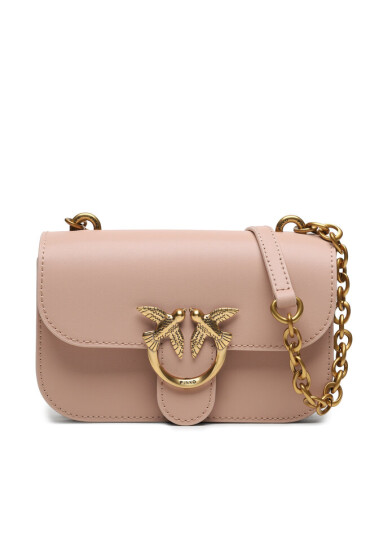 Pinko Дамска чанта Love Bell Mini AI 23-24 PLTT 100048 A14P Cipria O81Q - Mera.bg