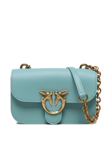 Pinko Дамска чанта Love Bell Mini AI 23-24 PLTT 100048 A14P Light Blue E52Q - Mera.bg