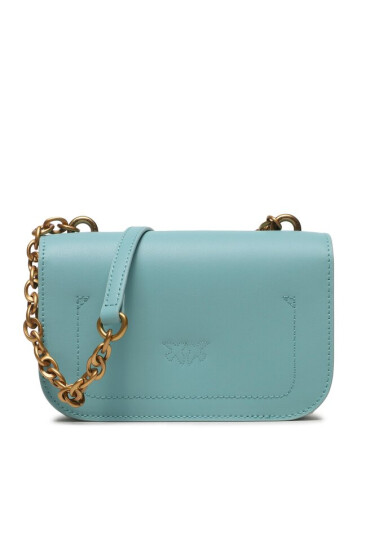 Pinko Дамска чанта Love Bell Mini AI 23-24 PLTT 100048 A14P Light Blue E52Q - Mera.bg