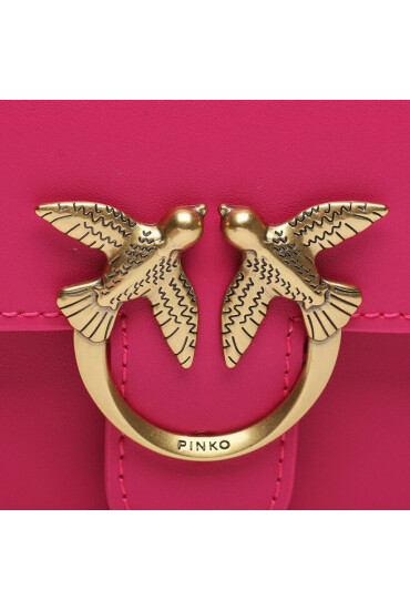 Pinko Дамска чанта Love Bell Mini AI 23-24 PLTT 100048 A14P Pink N17Q - Mera.bg
