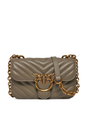 Pinko Дамска чанта Love Bell Mini AI 23-24 PLTT 100048 A14Q Beige I68Q - Mera.bg