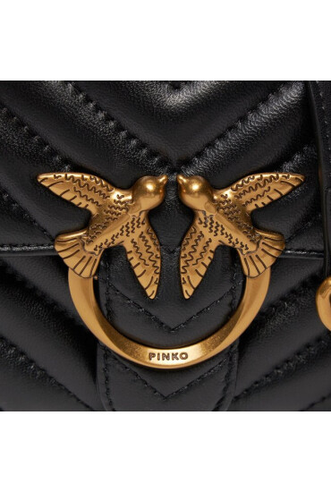 Pinko Дамска чанта Love Bell Mini AI 23-24 PLTT 100048 A14Q Nero Z99Q - Mera.bg