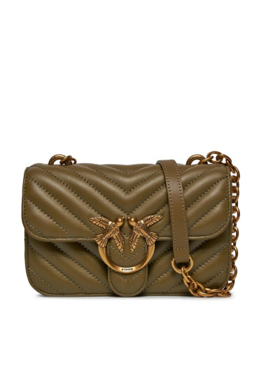 Pinko Дамска чанта Love Bell Mini AI 23-24 PLTT 100048 A14Q Verde Abet V62Q - Mera.bg
