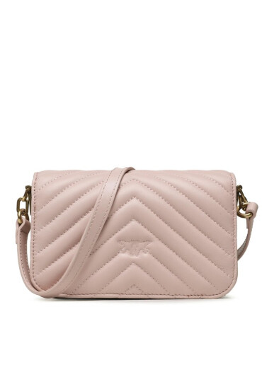 Pinko Дамска чанта Love Bell Mini PE 23 PLTT 100048 A0GK Pink/Dusty Pink/Antique Gold O81Q - Mera.bg
