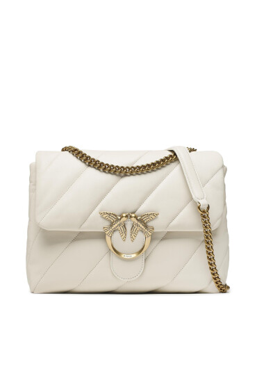 PINKO Дамска чанта Love Big Puff Cl. PE 23 PLTT 100037 A0F2 Екрю - Mera.bg