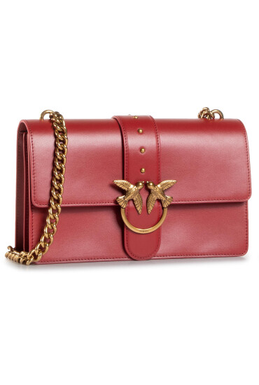 Pinko Дамска чанта Love Classic Icon Simply C. Al 20-21 PLTT 1P21SE Y6JC Червен - Mera.bg