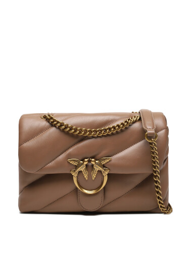 PINKO Дамска чанта Love Classic Puff Cl AI 23-24 100038 A0F2 Кафяв - Mera.bg