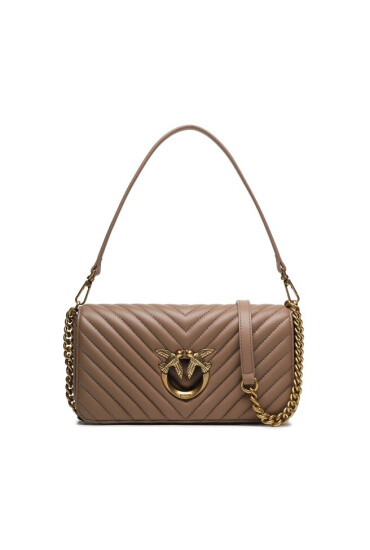 Pinko Дамска чанта Love Click Baguette Mini AI 23-24 PLTT 100068 A0GK Beige D01Q - Mera.bg